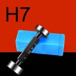 고정밀 광택 플러그 게이지 GO/NO 미터법 H7 내부 스무스 미세 피치 갭  도구 : 네벨리아