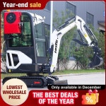 1.6톤 미니 굴삭기 유로 5 승인 다기능 소형 건설 농장 및 작업용 맞춤형 : 엘리브로