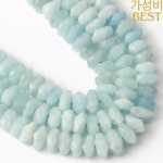 6x11mm 자연 측면 마름모 블루 아쿠아 마린 스톤 비즈 쥬얼리 만들기위한 불규칙한 느슨한 스페이서 DIY 팔찌 귀걸이 : 선업쇼핑