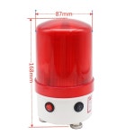 LED 청각 및 시각 경보 220V24V12V 경고등 통합 표시 회전 녹색 12V용 : 실속중심샵