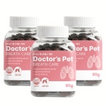 닥터스 펫 강아지 영양제 호흡+기관지, 80g, 3개 : 하율펫