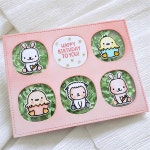 최고의 선물 이제까지 클리어 스탬프 및 커팅 다이 휴일 단어 배너 DIY Scrapbooking 장식 종이 공예 Albu에 대한 고무 스탬프 : 퓨리아트몰