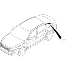 정품 OEM 87860 2T000 센터 필러 2011 2016용 어셈블리 후면 크롬 옵티마 기아 몰딩 RH 878602T000 : 온슈어즈