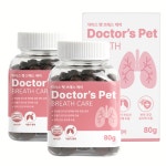 닥터스 펫 강아지 영양제 호흡+기관지, 80g, 2개 : 하율펫