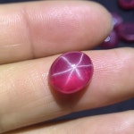 10PCS 4x6mm ~ 20x30mm 타원형 모양 합성 커런덤 루비 스타 소녀의 반지/귀걸이/펜던트/보석 만들기위한 느슨한 보석 : 이십오룡산업