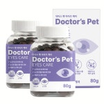 닥터스 펫 강아지 영양제 눈+눈물, 80g, 2개 : 하율펫