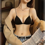 편한 브라 여자속옷 여성 브래지어 언더웨어 앞후크 M TWFFTBZB : 모아스트