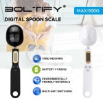 500g/0.1g 무게 측정 숟가락 휴대용 LCD 디지털 주방 저울 전자식 음식 도구 : 삼영-유통