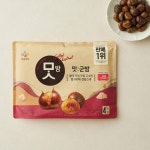 CJ 맛군밤 맛밤 100% 밤 자연간식 저지방 간편 스낵 60g, 8개 : CJ제일제당