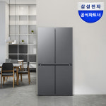 삼성 비스포크 AI 냉장고 4도어 905L 에센셜다크메탈(RM70F90R2DD) : 삼성공식파트너 문성전자