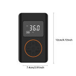 호환  전기 자동차 타이어 공기 주입기 휴대용 무선 에어 컴프레서 디지털 디스플레이 탑재 자동차 자전거 타이어 및 볼용 : HR종합직구몰