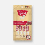 강아지 간식 설레개 짜먹는 츄르 4p 반려견 추르 음수량 보충 소고기, 60g, 1개 : 반려식구마켓