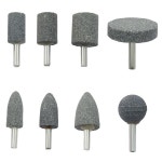 머텐즈 8개 섕크가 모양의 회전 4인치 장착 포인트 도구용 다양한 스톤 연마석 연마 있는 1 6 Pcs Three Distinct Sh : 셀렉큐
