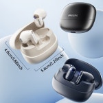 TAT2169 블루투스 5 4 AI 소음 제거 기능 탑재, 통근 및 게임용 장시간 배터리 TAT2169-Black : 포곡율글로벌샵