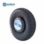Zhongling 16 인치 48V 800W 300kg 단일 샤프트 브러시리스 4096 와이어 인코더 IP65 DC 휠 허브 모터 (AGV 로봇 용 오프로드 타이어... 