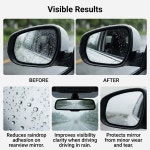 방수 자동차 백미러 스티커 김서림 방지 보호 필름 레인 쉴드 : 한빛상사 스토어
