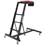 FINEFURNIS 400LBS 접이식 하이탑 자동차 엔진 차고 조절 높이 I base : 어썸셀렉