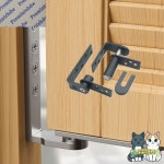 1쌍 S304 이중 작동 닫힘 펍 피벗 도어 힌지 공중화장실 칸막이 카우보이 바 입구 : 쿠쿠스토어4