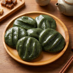 만복 소문난 찐 쑥개떡 쑥떡 60g 20개 : 랑랑이네 만복떡집