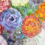 [100% 핸드페인팅] 고퀄리티 꽃그림 60x90cm 수작업유화 액자 거실인테리어 개업선물 : 한결같이