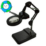 SK-102LB3 LED 조명 확대경 3X 테이블 다관절 스탠드형 Seky Optical LED Light Loupe 루페 : 세진과학