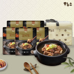 하누소 갈비탕 선물세트 (700g x5)+고기소스 : 하누소