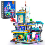 루미브릭스 F9042 사이버펑크 아파트 2507PCS LED 조명 브릭 : JACOB STORE