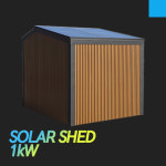 SOLAR SHED 1KW 태양광발전 유틸리티 스페이스 : 에너지캐비닛