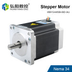 호환  Nema 34 스테퍼 2 상 8Nm 5A 4 끈 칼라 드 서보 높은 토크 86BHH114-504D-35C CNC 새긴 무늬 밀링 머신 : 하나둘모아요