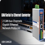 USR-CAN528 CAN/시리얼-이더넷 변환기 CAN-이더넷/광섬유 변환기 : 이룸종합상사33