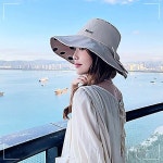 페도라 양면 나드리 여자 스트릿 데일리 리본 여행 CWF772E4 : 하니스토어11