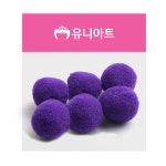 라온에버 데코 폼볼 40mm 보라 환경판 솔방울만들기 폼폼방울 유치원환경구성 유치원만들기 : 라온에버