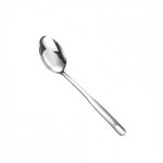 IMEEA 대형 요리 스푼 SUS304 스테인리스 스틸 혼합용 서빙 스푼, 12.8인치 1 Serving Spoon : amazing003