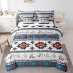 여아 장식 농가 7피스 디자인 침실 침대 침구 승마 사우스웨스턴 가방 킹 목장 사이즈 남아 아즈텍 포함 패턴 Az03 퀸 : 하온루아세림