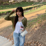 뮤즈 팬던트 크롭 가디건 A1171 : 어썸하비