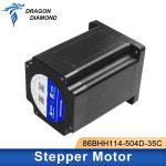 호환  CNC 조각 밀링 용 2 상 스텝퍼 높은 토크 86BHH114-504D-35C 8Nm 5A 4 리드 Nema 34 서보 : 하나둘모아요