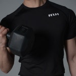 아원 Compression Muscle Fit Short Sleeve [Black] : AHONE아원
