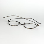 CARVEN FINE# 까르뱅 파인# C2 카키 48사이즈 가벼운 원형 티타늄안경 : 디클래식안경원