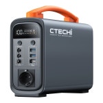 도모식 CTECHi 포켓 LiFePo4 배터리 에너지 저장 야외 백업 200W 휴대용 태양광 발전소 : 파르케몰