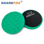Sharkfox 자동차 연마 패드 키트 5/6 인치  접착 버핑 휠 자세히 왁싱 스폰지 관리 청소 : 오케이상사사
