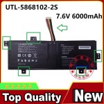 YDLBAT 최신 7.6V 45.6Wh 6000mAh UTL- 5868102 -2S 노트북 배터리 PRESTIGIO Ecliptica 116 C3용 : 사공산업
