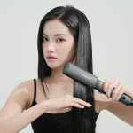 브링셀 웨이브9 전문가용 매직기 판고데기 미용실 볼륨 헤어 프리볼트 : 브링셀