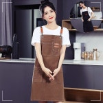 바리스타 캔버스 방수 카페 앞치마 공방 빅사이즈 HWB10A68 : 거성제니스