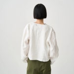 ORCIVAL 오르치발 / Womens Linen Crew Neck Cardigan / 6컬러 / #OR-A0783 YLN-R : 재패니네