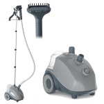 DUMOS 의류용 스팀기 1500W 효율적인 7L 물탱크 바퀴로 55분 Grey : HAPPY DOOPY