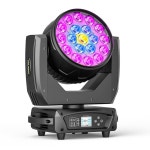19x10w 무빙 헤드 led 4-in-1 디스코 활성화 조명 사운드 극장 효과 포커싱/빔/워시/줌 및 ktv dmx512 나이트클럽 쇼핑몰용 dj 컨트롤... 