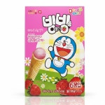 빙빙 도라에몽 딸기 얼먹 아이스크림콘 과자 53.4g 5개 : 존맛천국