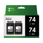 74용 블랙 잉크 카트리지 CZ069FN CB335WN을 위한 Valuetoner 재제조 잉크 카트리지 교체 OfficeJet J5700 J6400 포토스마트 C4200... 