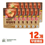 오뚜기 의정부식 부대찌개, 500g, 12개 : 주식회사 베버리지킹
