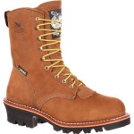 Georgia Boot 남성용 낡은 작업화 로거 안장 13 G9382 Worn Saddle 7 Wide : 텐봉지1